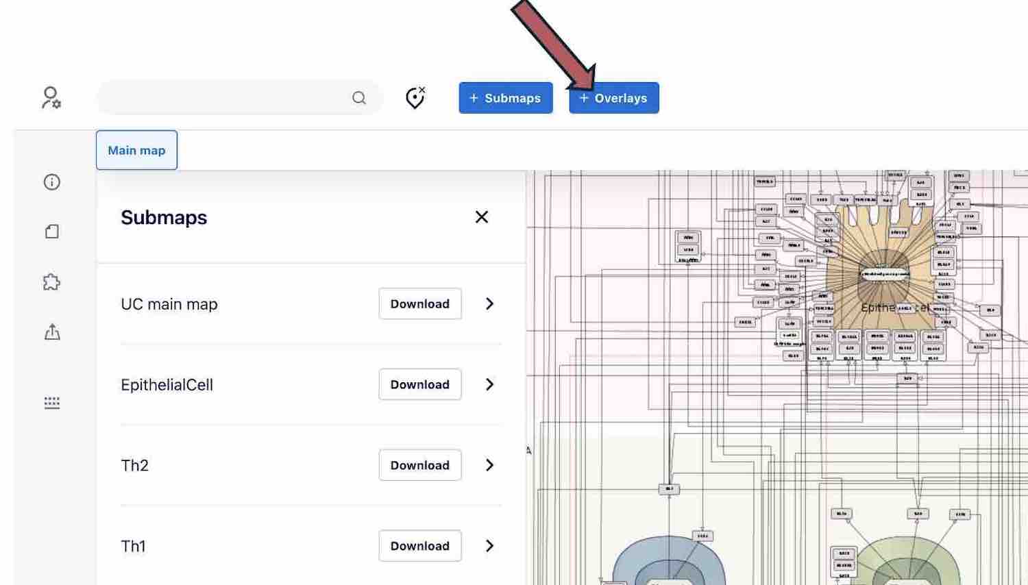 uc map submaps overlays P8